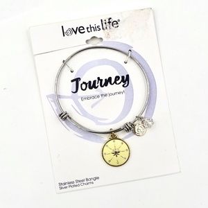 DAVID CULINER Love This Life Bangle Bracelet Embrace the JOURNEY! NWT